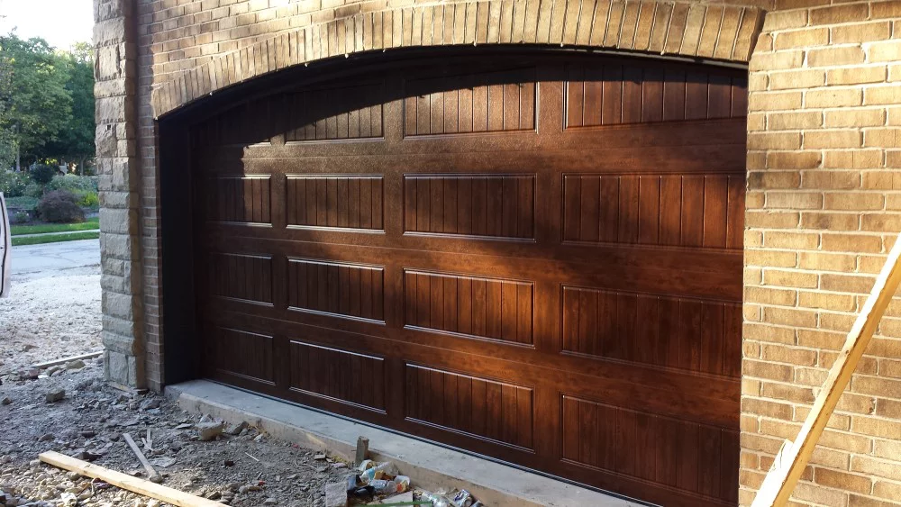 Handcrafted Wood Garage Doors